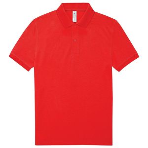 Majica kratki rukavi B&C MyPolo180 180g crvena S