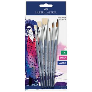 Set kistova od sintetičkih vlakana (za razne tehnike) pk6 Faber Castell 282891