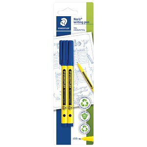 Flomaster fineliner 0,6mm pk2 Noris Staedtler 307-3 BK2 plavi blister!!