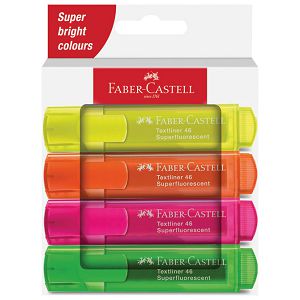 Signir 1-5mm 46 Superfluorescent kart.kutija Faber Castell 254644/4boje blister