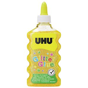 Ljepilo glitter glue 177ml UHU zlatno