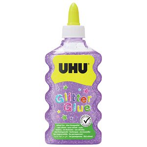 Ljepilo glitter glue 177ml UHU ljubičasto