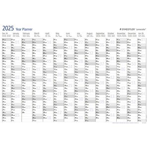 Ploča planer godišnji za 2025. Lumocolor Staedtler 641 YPCA 25!!