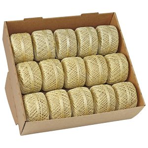 Špaga ukrasna metalik fi-2 mm/20m Prasent 127-634 zlatna