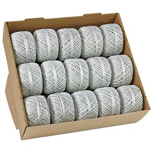 Špaga ukrasna metalik fi-2 mm/20m Prasent 127-631 srebrna