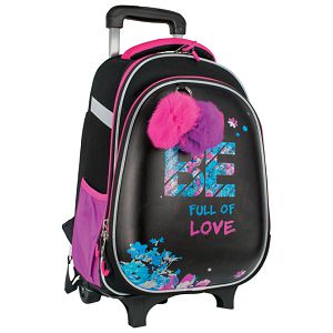 Ruksak školski s kotačićima XT Be Full Of Love 25.Connect