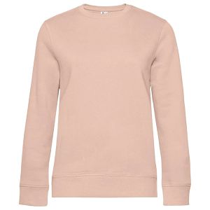 Majica dugi rukavi B&C Queen Crew Neck 280g soft rose 2XL