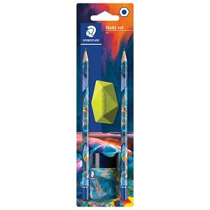 Olovka grafitna HB Multiverse pk2+gumica+šiljilo Staedtler 170SBKE2-1 blister