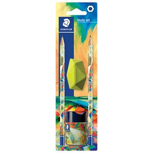 Olovka grafitna HB Multiverse pk2+gumica+šiljilo Staedtler 170SBKE2-2 blister