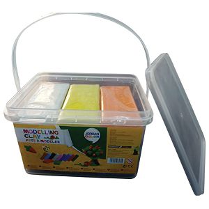 Plastelin 12boja x 200 g u plastičnoj kantici (2400 g) MC2400S12P