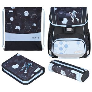 Torba školska anatomska 4/1 Loop Cyber Soccer Herlitz 50049325