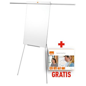 Stalak flipchart+bijela ploča 69x100 cm Shark Nobo 1901918 + GRATIS 34631170!!