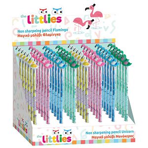 Olovka grafitna u nastavcima Littlies Flamingo Diakakis 000647079 sort