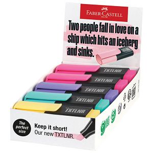 Signir 1-5mm mini TXTLNR Pastel 2 kart.kutija pk10 Faber Castell 154212 sortirano