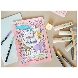 Signir 2-5mm EcoLine Pastel Edding 24 4boje blister