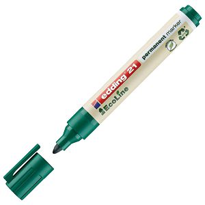 Marker permanentni 1,5-3mm okrugli vrh EcoLine Edding 21 zeleni