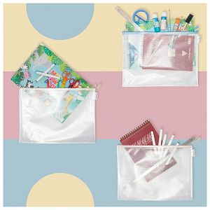 Etui pvc sa zipom A3 Tarifold(Djois)509030 pastel sortirano