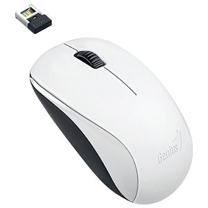 Miš usb 3tipke laserski bežični NX-7000 Genius bijeli