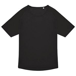 Majica kratki rukavi B&C Active T 140g  crna L