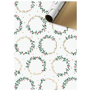 Papir ukrasni rola 70x150cm obostrani novogodišnji  Stewo 5125 80