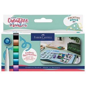 Marker permanentni dekorativni 1,5mm pk6 Faber Castell 160603 sort blister