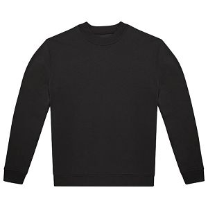 Majica dugi rukavi B&C ID.332 Crew 280g crna S