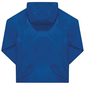 Vjetrovka s kapuljačom zip unisex B&C # Reset Lined Windbreaker tamno plava 3XL