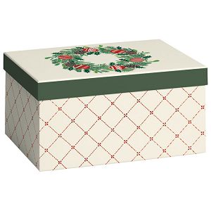 Kutija ukrasna kartonska X-mas 16,5x24x12cm Stewo 5123 97