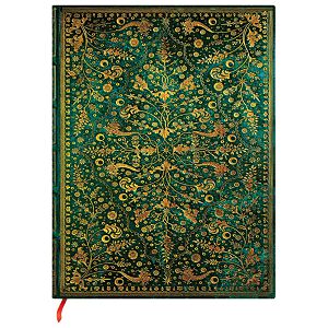 Notes  9x14cm-mini crte  88L s gumicom Emerald Flower Paperblanks PB1317-5