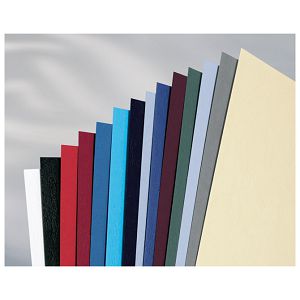 Korice za spiralni uvez 250g karton reljefne A4 pk25 GBC CN040070 bijele