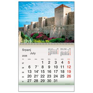 Kalendar "Plavo-zelena Hrvatska" spirala KAL