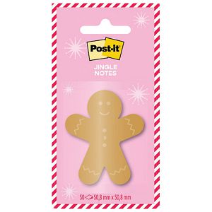 Blok samoljepljiv Božićni motivi  48.2x48.2mm 50L Post-it EMHOL25-JN 3M.sortirano blister