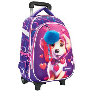 Ruksak školski s kotačićima XT Love Dog 26.Connect