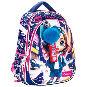 Ruksak školski anatomski lagan XT City Doll 26.Connect