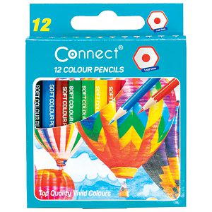 Boje drvene  12boja kratke Connect blister