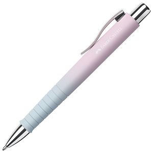 Olovka kemijska gumirana Poly Ball Flow Faber Castell 241131 svijetloplava-svijetloroza