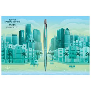 Olovka kemijska Jotter Parker Global Icon Miami 2221602 tirkiz