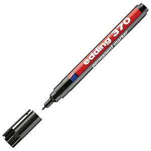 Marker permanentni 1mm Edding 370 crni