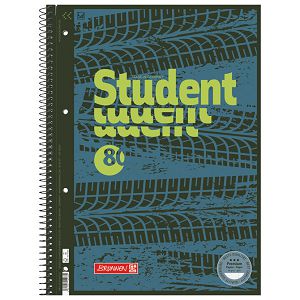 Blok kolegij A4 crte  80L perforacija+4rupe Fast Wheels Brunnen 10-67927 521