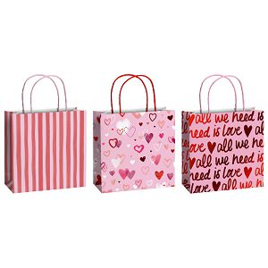 Vrećice ukrasne 20x20x8cm Love Stewo 5098 99 sortirano