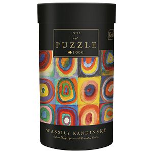 Puzzle 1000 kom tuba ART.12 Wassily Kandinsky "Squares with concentric circles" Interdruk
