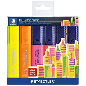 Signir 1-5mm classic Staedtler 364 SWP6P 6boja (4+2gratis) blister
