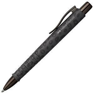 Olovka kemijska gumirana Poly Ball Leo Faber Castell 241181 crna