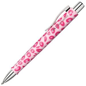 Olovka kemijska gumirana Poly Ball Leo Faber Castell 241183 roza