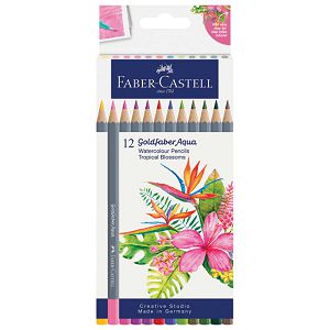 Boje drvene-vodene  12boja Goldfaber Aqua Faber Castell 114610