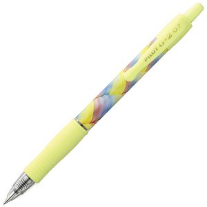 Roler gel grip 0,7 mm G2 Flow Pilot BL-G27-FLY-B (crni ispis) žuti