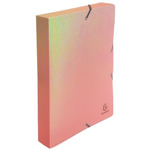 Mapa s gumicom hrbat-40 mm A4 pp Exacompta Candy Tidy 59130E holografik