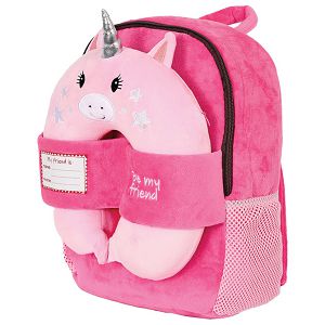 Ruksak mini s odvojivim jastukom za putovanje Lily Unicorn Perletti 13098