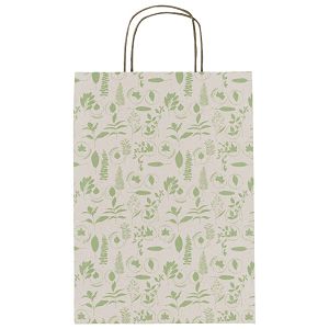 Vrećice ukrasne 26x36x12 cm Carta Erba Rex-Saul Sadoch SDF26-303H bijela/zelena