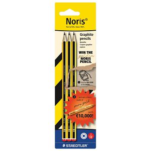 Olovka grafitna HB Noris "Win the golden Noris" pk3 Staedtler 120-2BK3DA21 blister